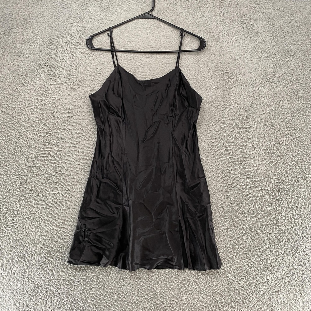 Victoria's Secret Black 100% Silk Dress